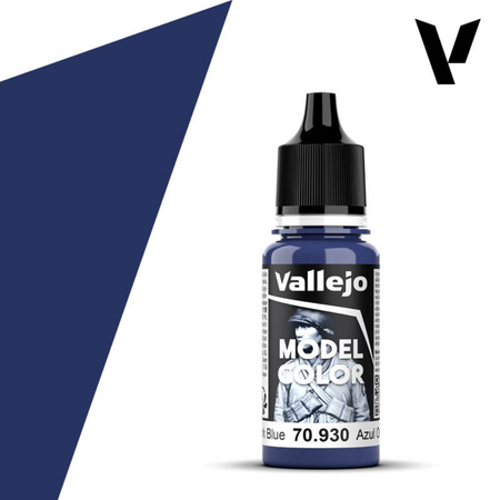 Vallejo Model Color Dark Blue 17ml Acrylic Paint Vallejo Model Color Vallejo Default Title  