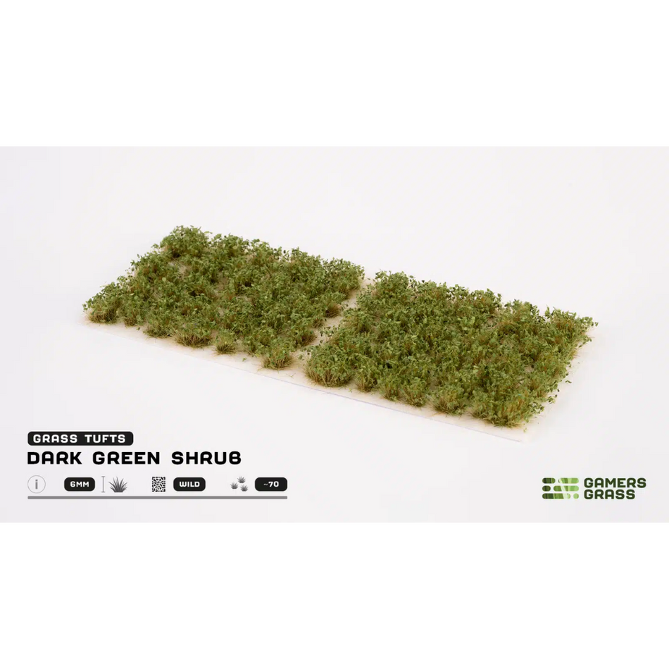 Gamers Grass - Dark Green Shrubs Gamers Grass Basing Gamers Grass   