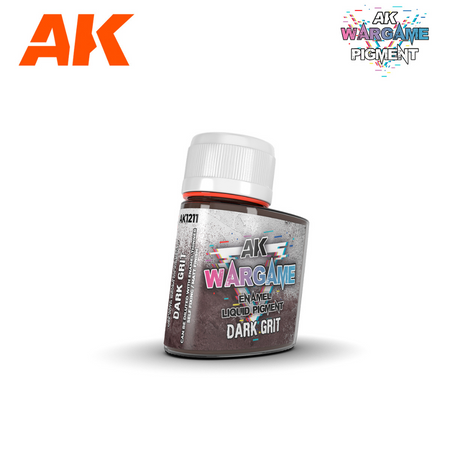 AK Interactive Wargame Enamel Liquid Pigments - Dark Grit 35 ml AK Enamel Pigment Washes AK Interactive Default Title  