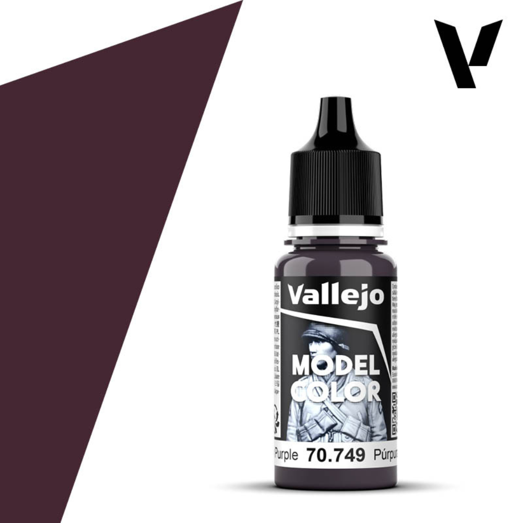 Vallejo Model Color Dark Purple 17ml Acrylic Paint Vallejo Model Color Vallejo Default Title  