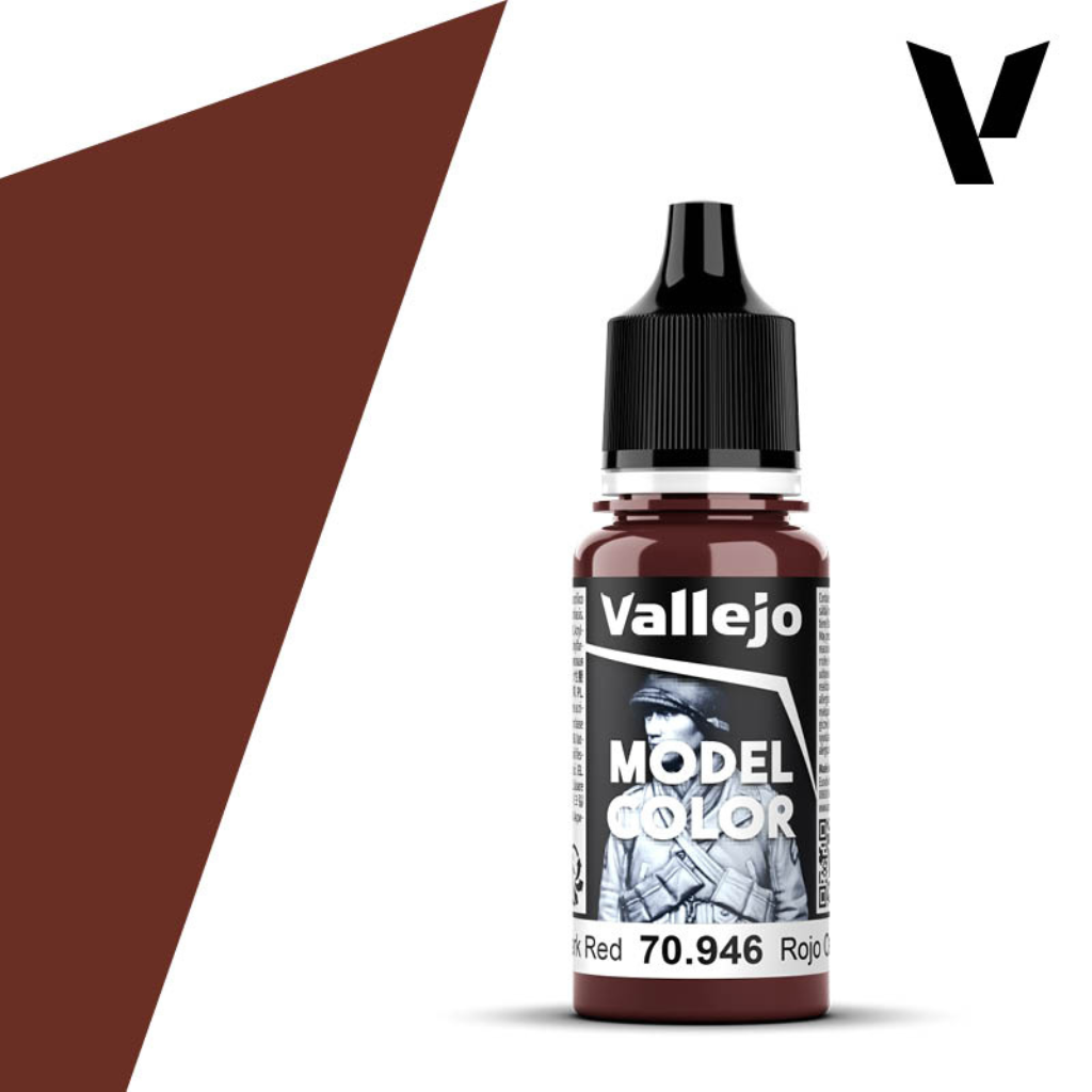 Vallejo Model Color Dark Red 17ml Acrylic Paint Vallejo Model Color Vallejo Default Title  