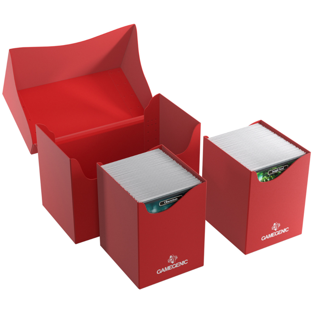 Gamegenic - Red Double Deck Holder XL 200+ Deck Box GameGenic   