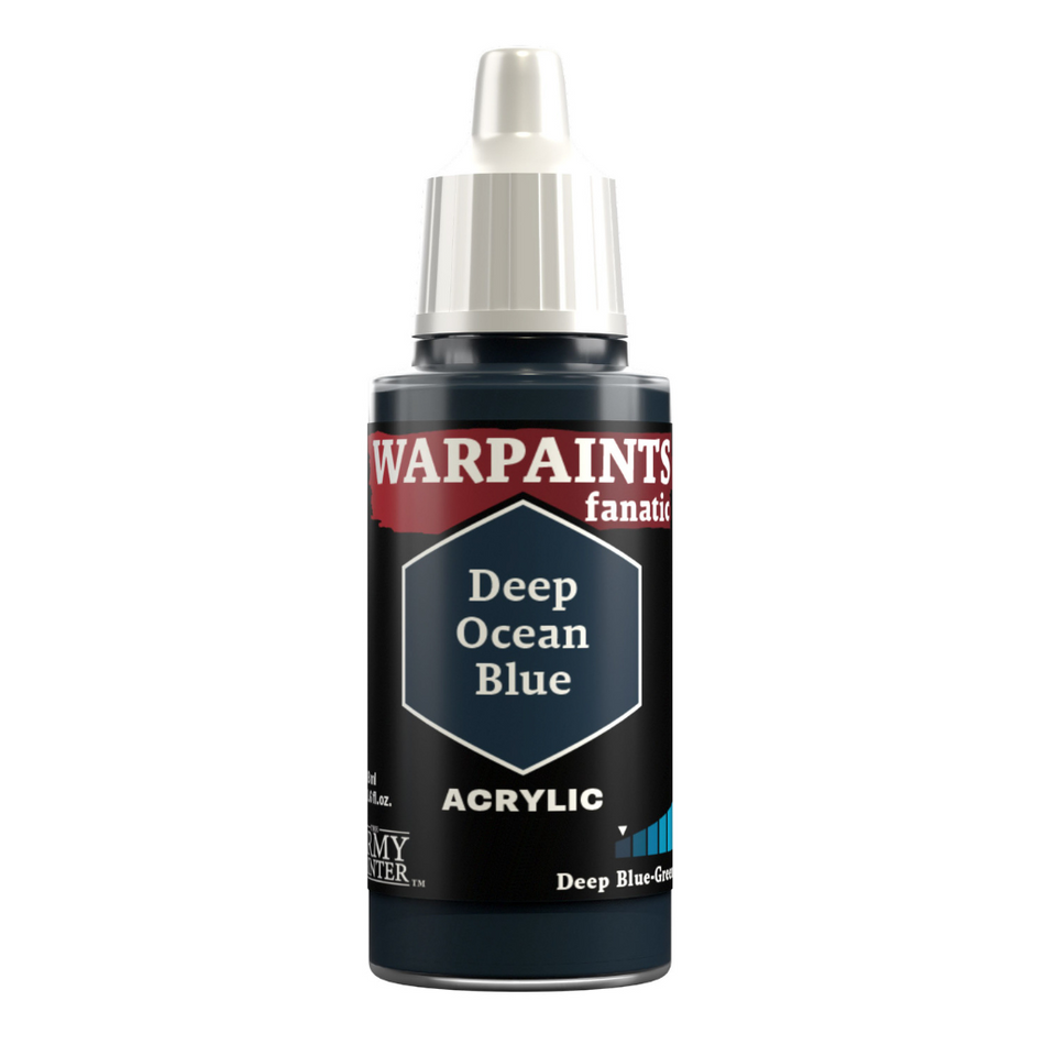 Army Painter - Warpaints Fanatic - Deep Ocean Blue Army Painter Warpaint Fanatic The Army Painter Default Title  