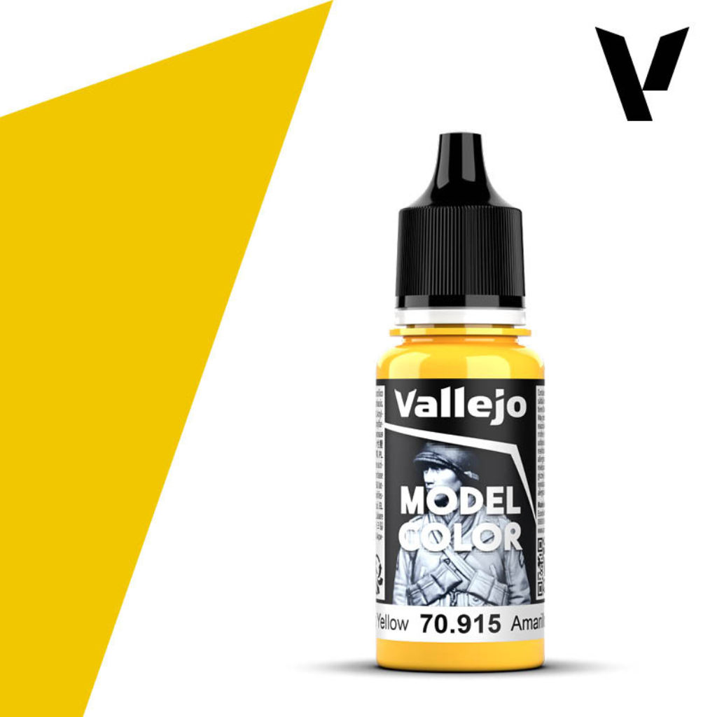 Vallejo Model Color Deep Yellow 17ml Acrylic Paint Vallejo Model Color Vallejo Default Title  