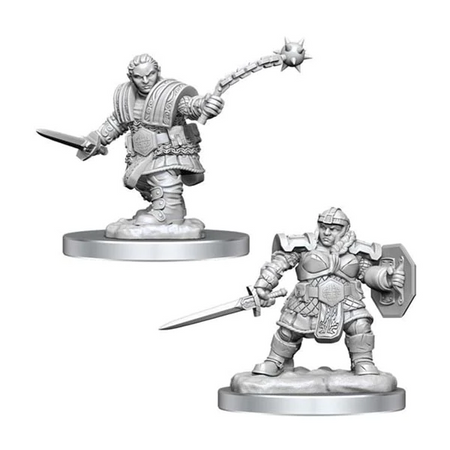 D&D Nolzurs Marvelous Unpainted Miniatures Dwarf Fighter Female Dungeons & Dragons Lets Play Games   