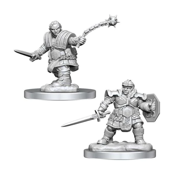 D&D Nolzurs Marvelous Unpainted Miniatures Dwarf Fighter Female Dungeons & Dragons Lets Play Games   