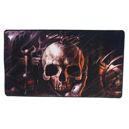 Ultra Pro: Dominaria Remastered Skull Black Stitched Playmat TCG accessories Ultra PRO Default Title