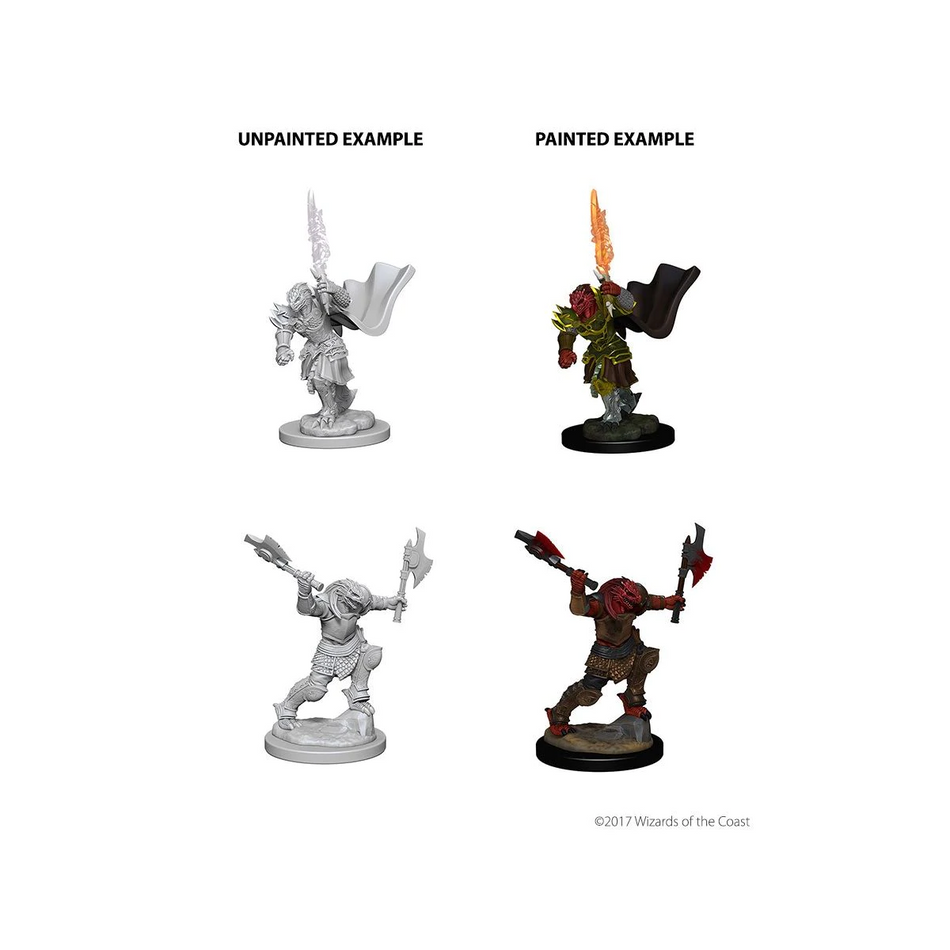 D&D Nolzurs Marvelous Unpainted Miniatures Dragonborn Female Fighter Dungeons & Dragons WizKids   