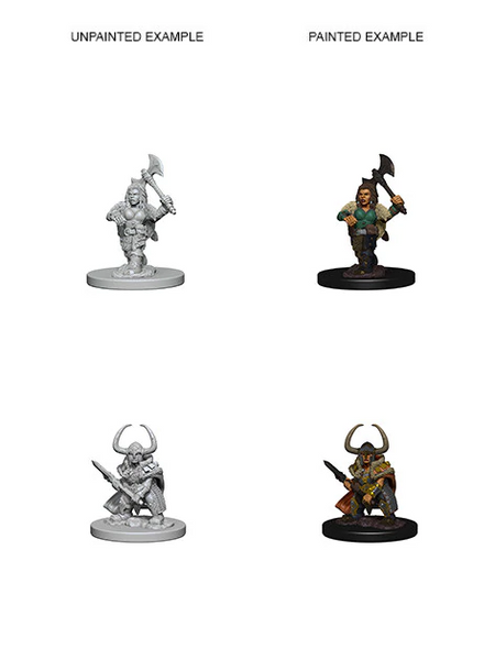 D&D Nolzurs Marvelous Unpainted Miniatures Dwarf Female Barbarian Dungeons & Dragons Lets Play Games   