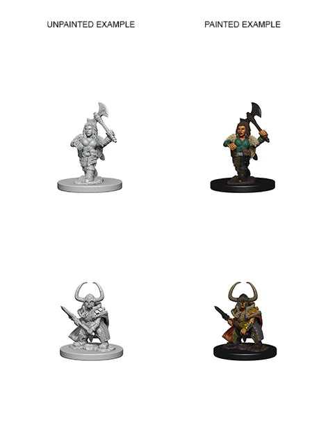 D&D Nolzurs Marvelous Unpainted Miniatures Dwarf Female Barbarian Dungeons & Dragons Lets Play Games   