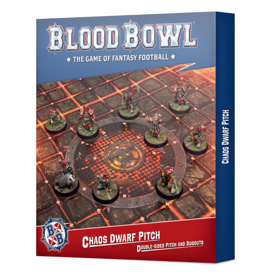 Blood Bowl: Chaos Dwarf Team Pitch & Dugouts Blood Bowl Games Workshop Default Title  