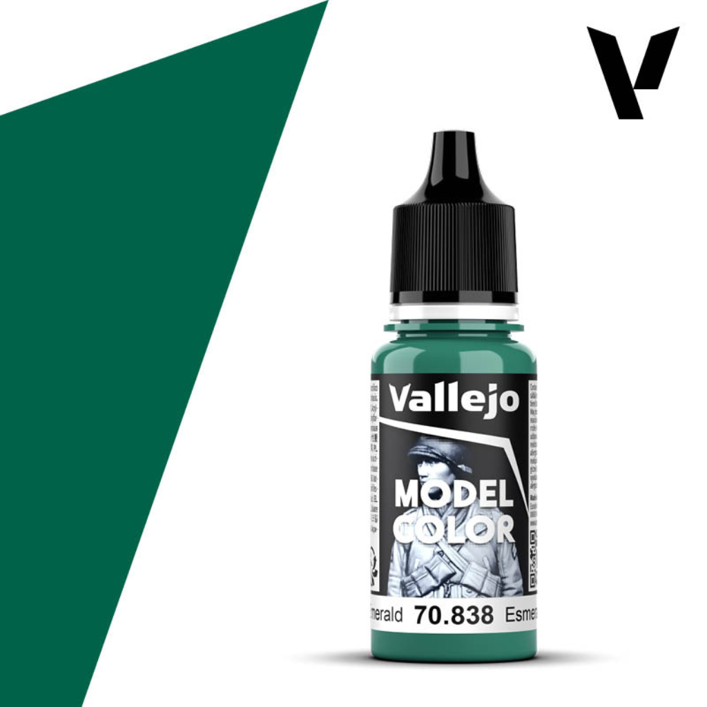 Vallejo Model Color Emerald 17ml Acrylic Paint Vallejo Model Color Vallejo Default Title  