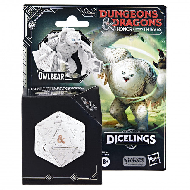 D&D Honor Among Thieves Dicelings: White Owlbear D&D Dicelings Hasbro   