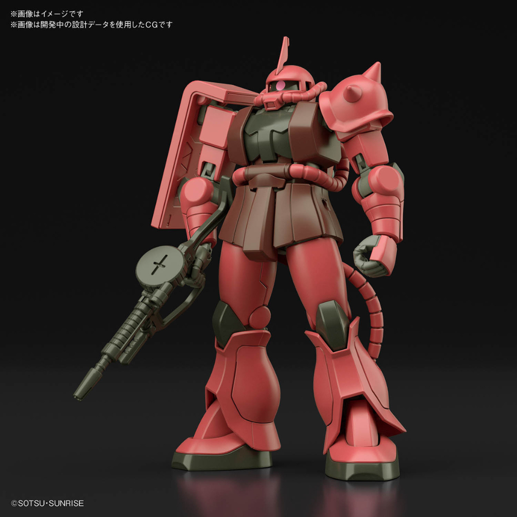 HG 1/144 MS06S ZAKU II Gundam Model Kit Bandai   