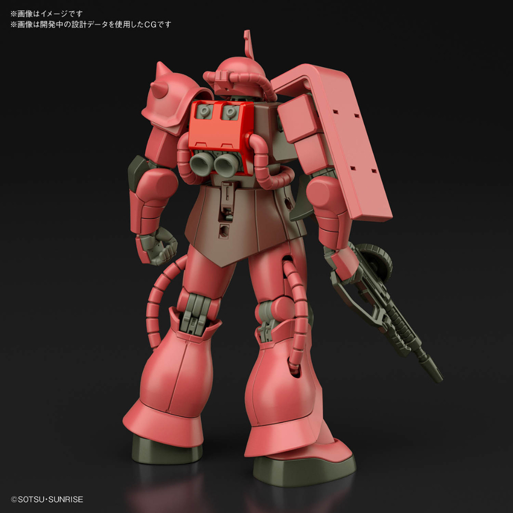 HG 1/144 MS06S ZAKU II Gundam Model Kit Bandai   