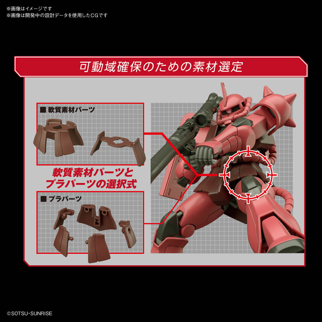 HG 1/144 MS06S ZAKU II Gundam Model Kit Bandai   