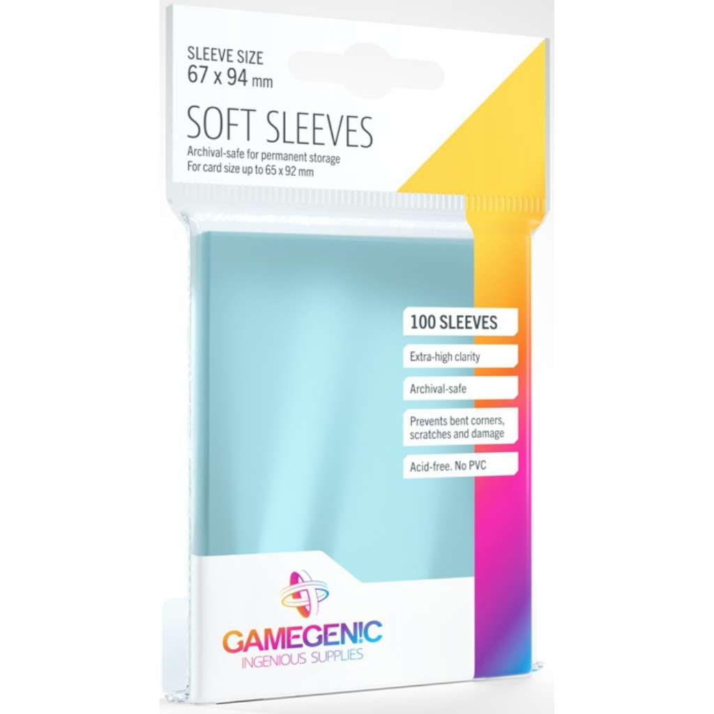 Gamegenic - Soft Card Sleeves (100 Sleeves Per Pack) Deck Box GameGenic Default Title  