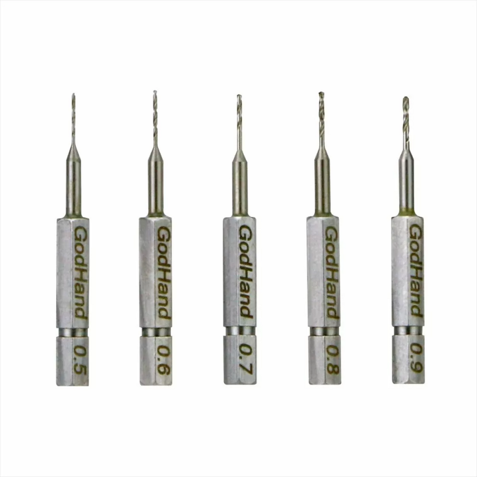 Godhand: Bits - Quick Attachable Drill Bit (Set B) (5 pcs set) Godhand Accessories Godhand Default Title