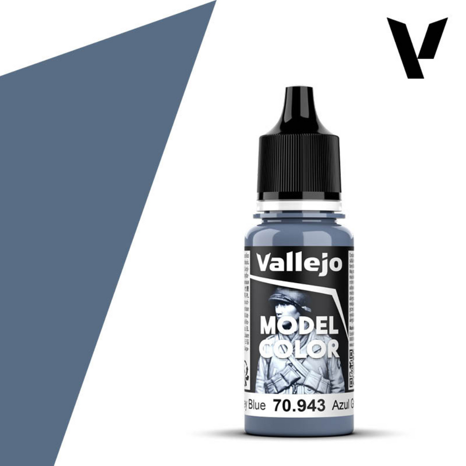 Vallejo Model Color Grey Blue 17ml Acrylic Paint Vallejo Model Color Vallejo Default Title  