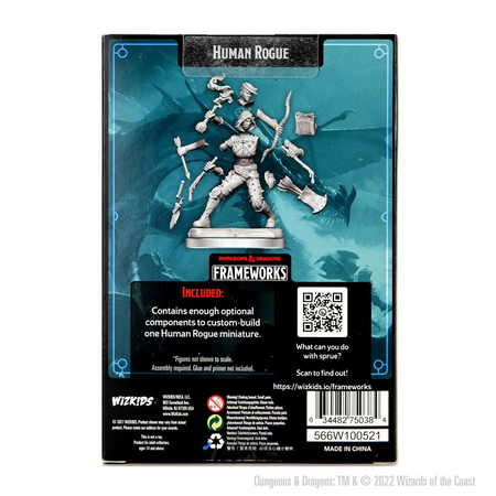 D&D Frameworks Human Rogue Female D&D Frameworks Lets Play Games   