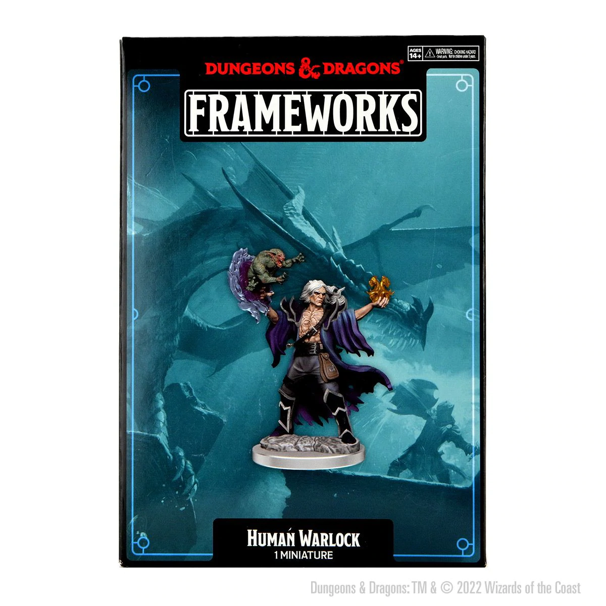 D&D Frameworks Human Warlock Male D&D Frameworks WizKids   