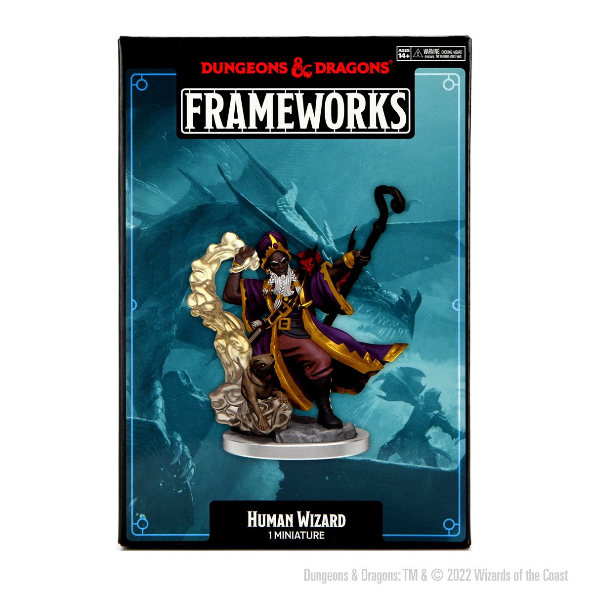 D&D Frameworks Human Wizard Male D&D Frameworks WizKids   