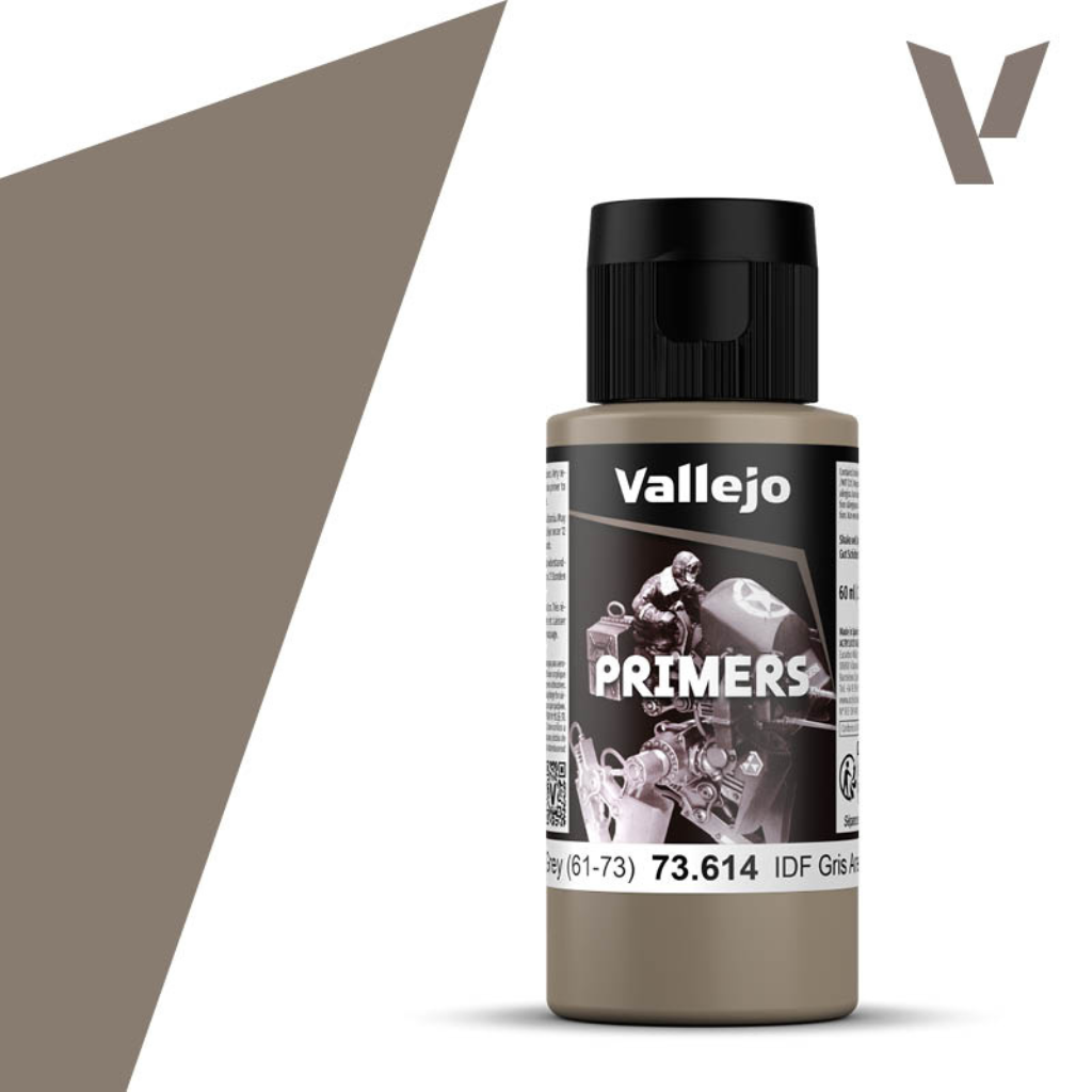 Vallejo Surface Primer - IDF Israelí Sand Grey (61-73) 60 ml Vallejo Auxiliary Vallejo Default Title  