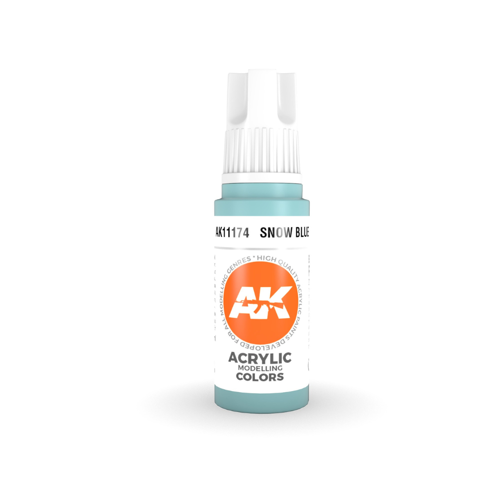 AK Interactve 3Gen Acrylics - Snow Blue 17ml AK Gen3 Acrylics AK Interactive Default Title  