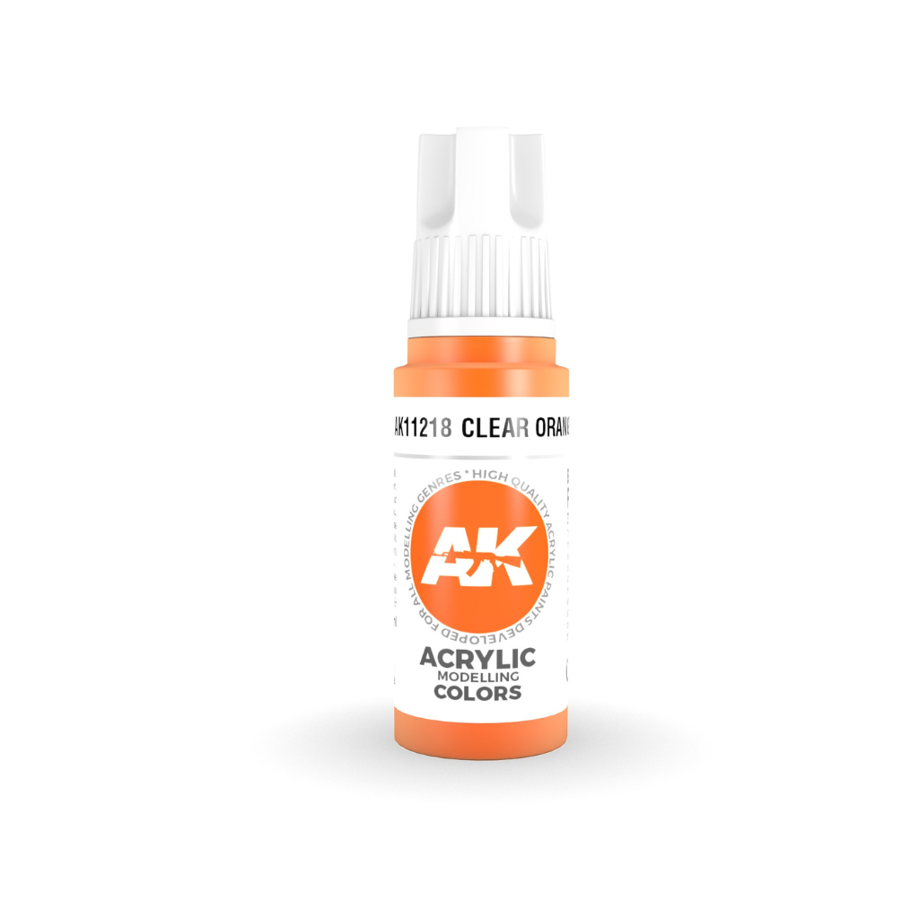 AK Interactve 3Gen Acrylics - Clear Orange 17ml AK Gen3 Acrylics AK Interactive Default Title  