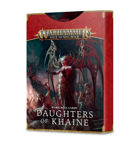 Warscroll Cards: Daughters Of Khaine *Discontinued* Daughters Of Khaine Games Workshop   