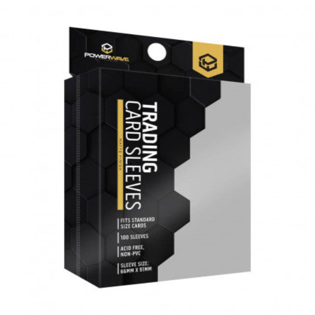 Powerwave Matte Card Sleeves 100 Pack - Clear Powerwave Matte Powerwave Default Title  