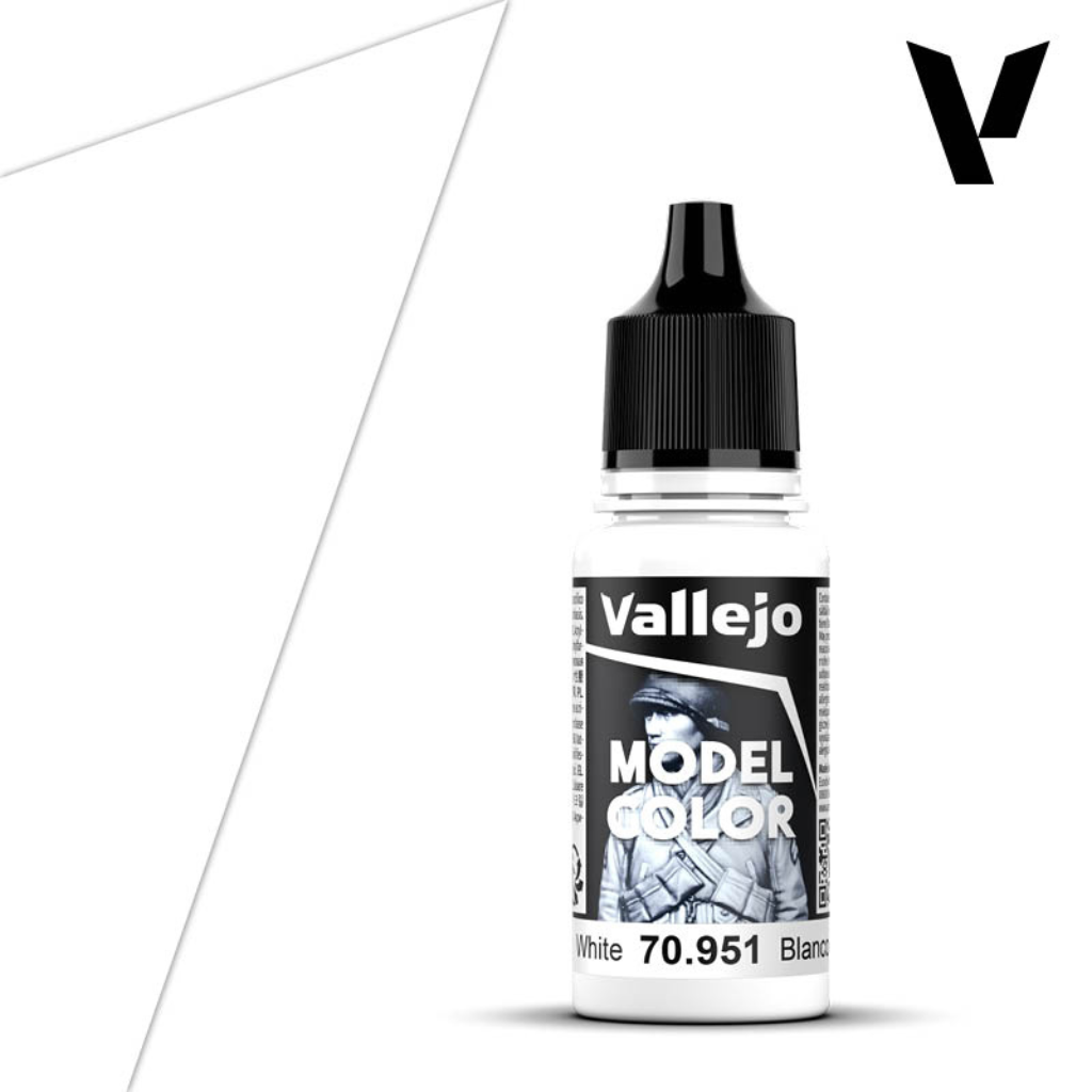 Vallejo Model Color White 17ml Acrylic Paint Vallejo Model Color Vallejo Default Title  