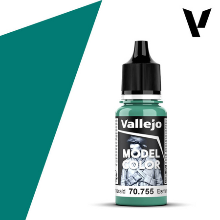 Vallejo Model Color Light Emerald 17ml Acrylic Paint Vallejo Model Color Vallejo Default Title  