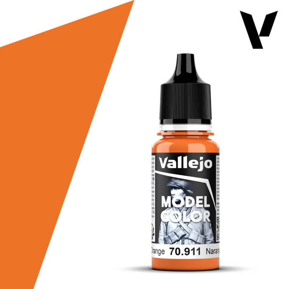 Vallejo Model Color Light Orange 17ml Acrylic Paint Vallejo Model Color Vallejo Default Title  