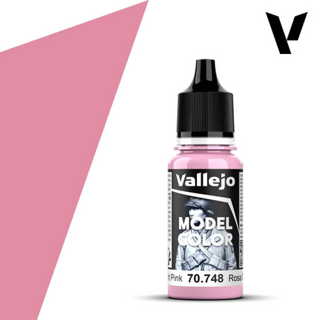 Vallejo Model Color Light Pink 17ml Acrylic Paint Vallejo Model Color Vallejo Default Title  