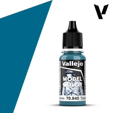 Vallejo Model Color Light Turquoise 17ml Acrylic Paint Vallejo Model Color Vallejo Default Title  