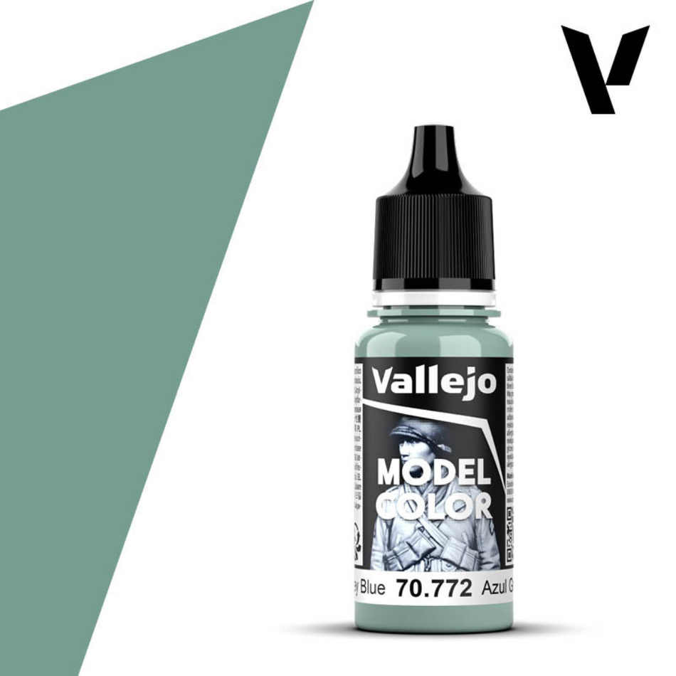 Vallejo Model Color Medium Grey Blue 17ml Acrylic Paint Vallejo Model Color Vallejo Default Title  