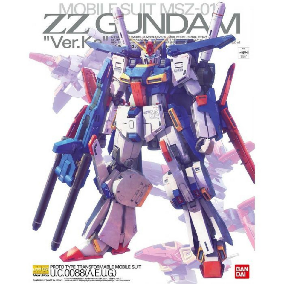 MG 1/100 ZZ GUNDAM VER.KA Gundam Model Kit Bandai Default Title  