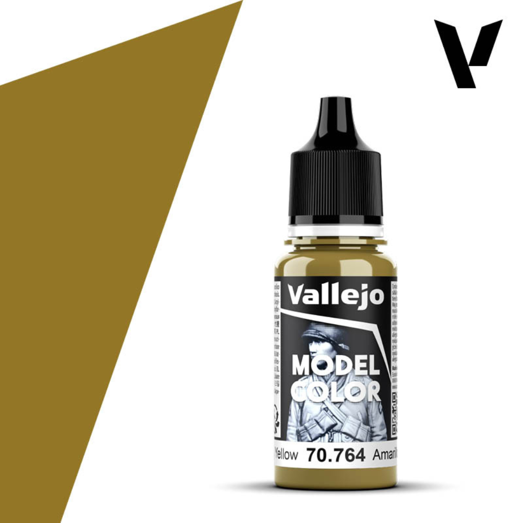 Vallejo Model Color Military Yellow 17ml Acrylic Paint Vallejo Model Color Vallejo Default Title  