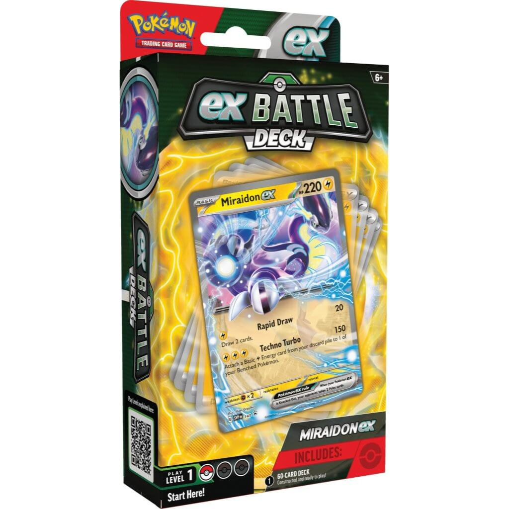 Pokémon TCG Miraidon Ex Battle Deck Pokémon Scarlet & Violet Pokémon TCG Default Title  