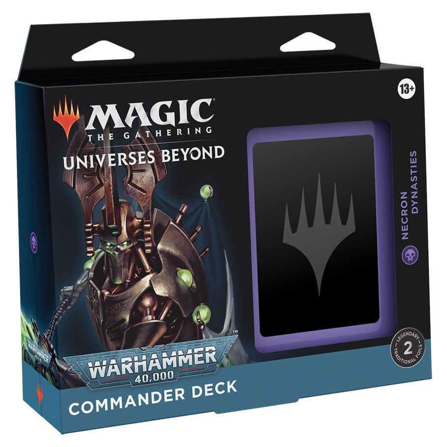 MTG Warhammer 40,000 Commander Deck - Necron Dynasties Magic The Gathering Wizards of the Coast Default Title  
