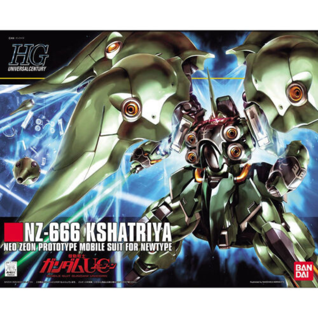 HGUC 1/144 NZ666 KSHATRIYA Gundam Model Kit Bandai Default Title  