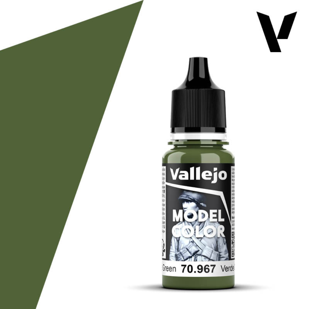 Vallejo Model Color Olive Green 17ml Acrylic Paint Vallejo Model Color Vallejo Default Title  