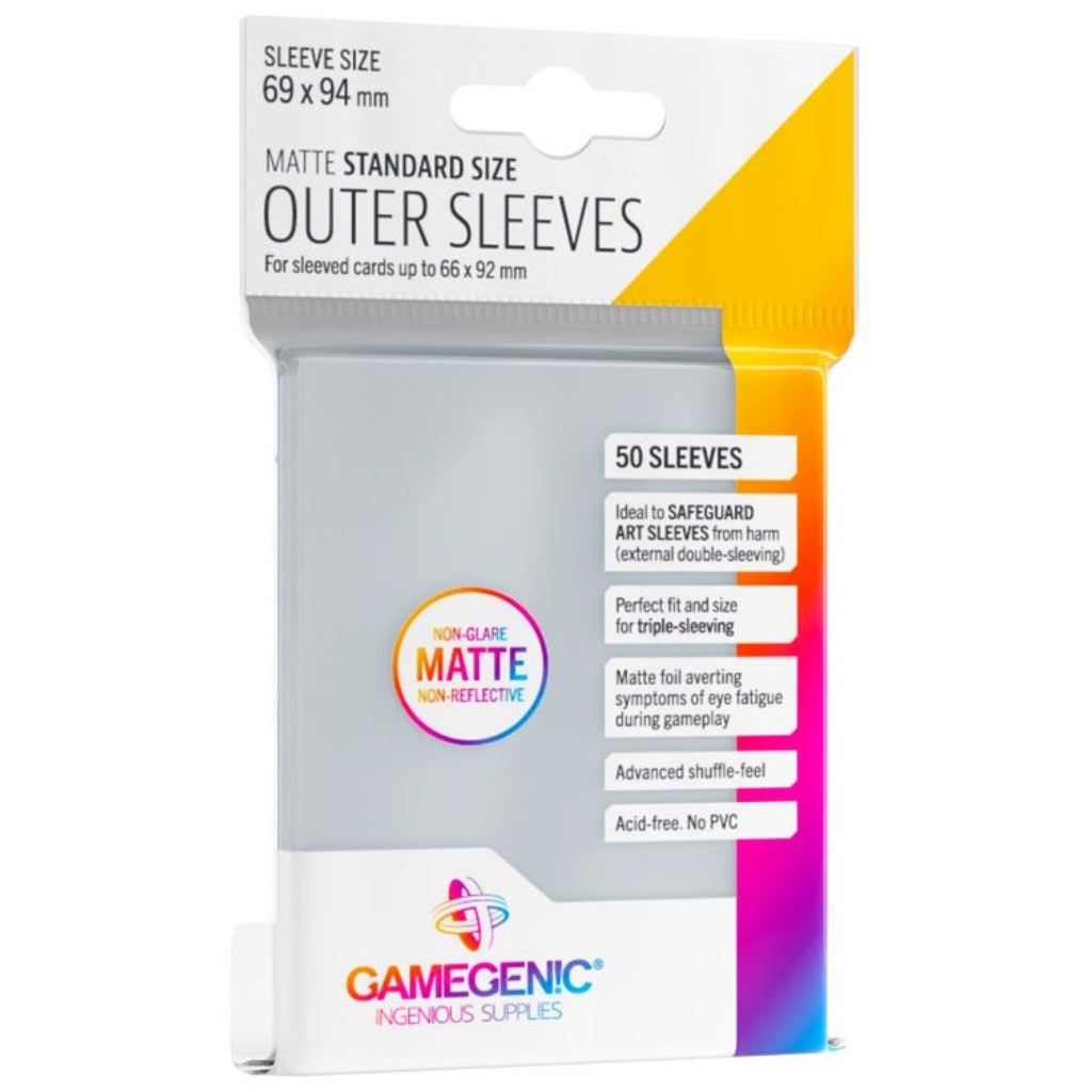 Gamegenic -  Prime Matte Standard Size Sleeves (50 pack) Deck Box GameGenic Default Title  