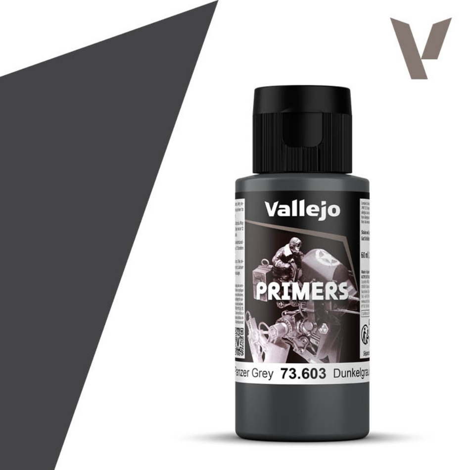 Vallejo Surface Primer - German Panzer Grey 60 ml Vallejo Auxiliary Vallejo Default Title  