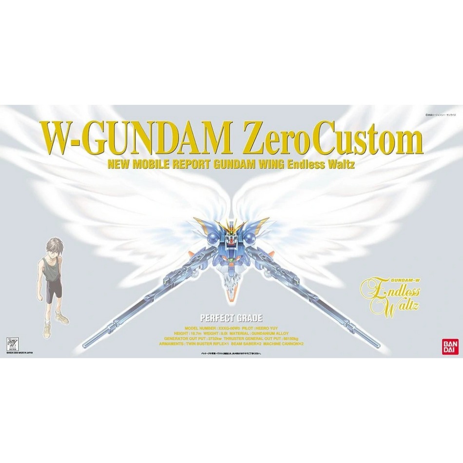 PG 1/60 WGUNDAM ZERO CUSTOM Gundam Model Kit Bandai Default Title  