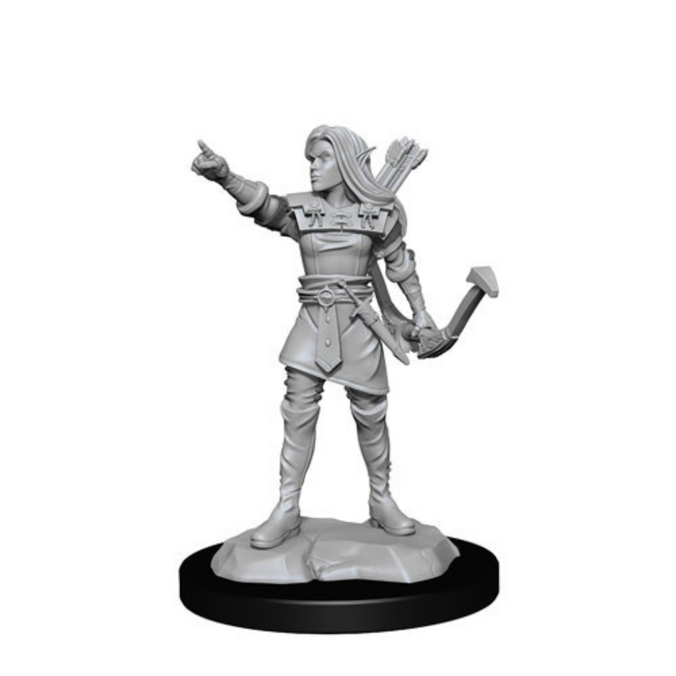 D&D Nolzurs Marvelous Unpainted Miniatures Elf Ranger Female Dungeons & Dragons WizKids Default Title  