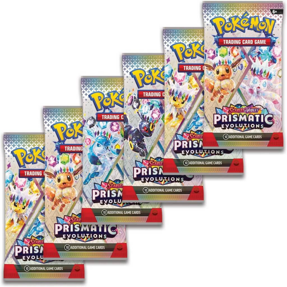 POKÉMON TCG Scarlet & Violet 8.5 Prismatic Evolutions Booster Bundle Pokemon SV Prismatic Evolutions Pokémon TCG