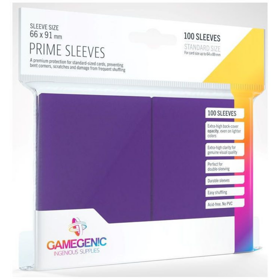 Gamegenic - Prime Card Sleeves - Purple (100 Sleeves Pack) Deck Box GameGenic Default Title  