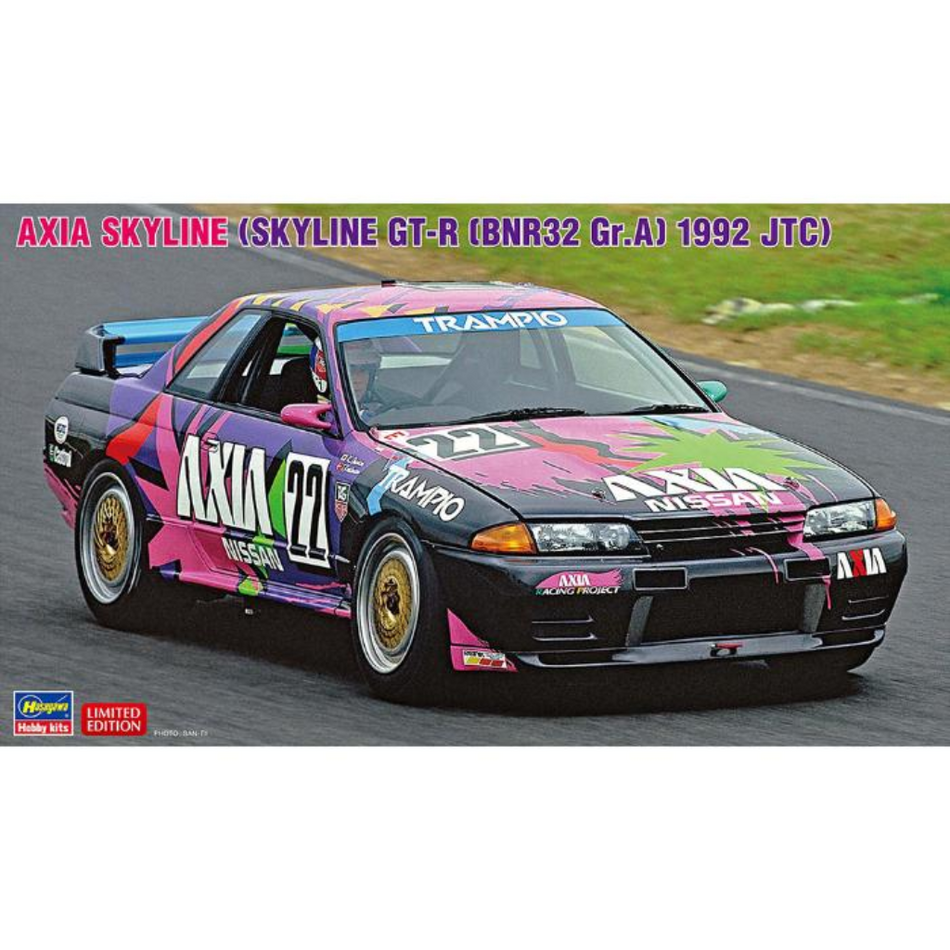 1/24 Axia Skyline (Skyline GT-R [BNR32 Gr.A] 1992 JTC) Model Car Kit Hasegawa